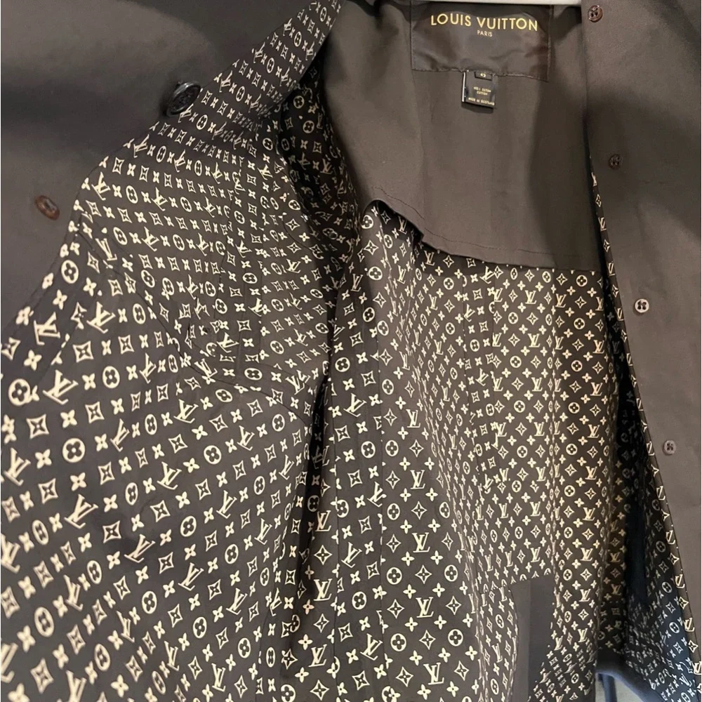 Louis Vuitton Brown Mackintosh Trench Coat Size 42 - Picture 2 of 8